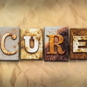 picture of the word cure because you can cure most diseases with natural medicine