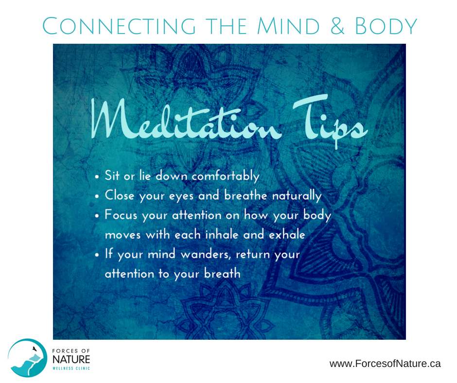 pic of meditation tips to connect mind-body